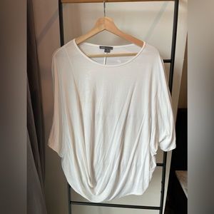 vince micro-modal draped blouse